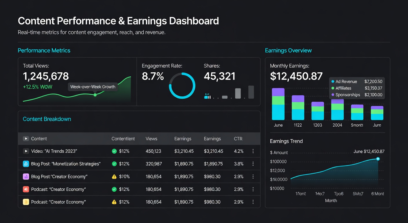 Lead generation analytics dashboard